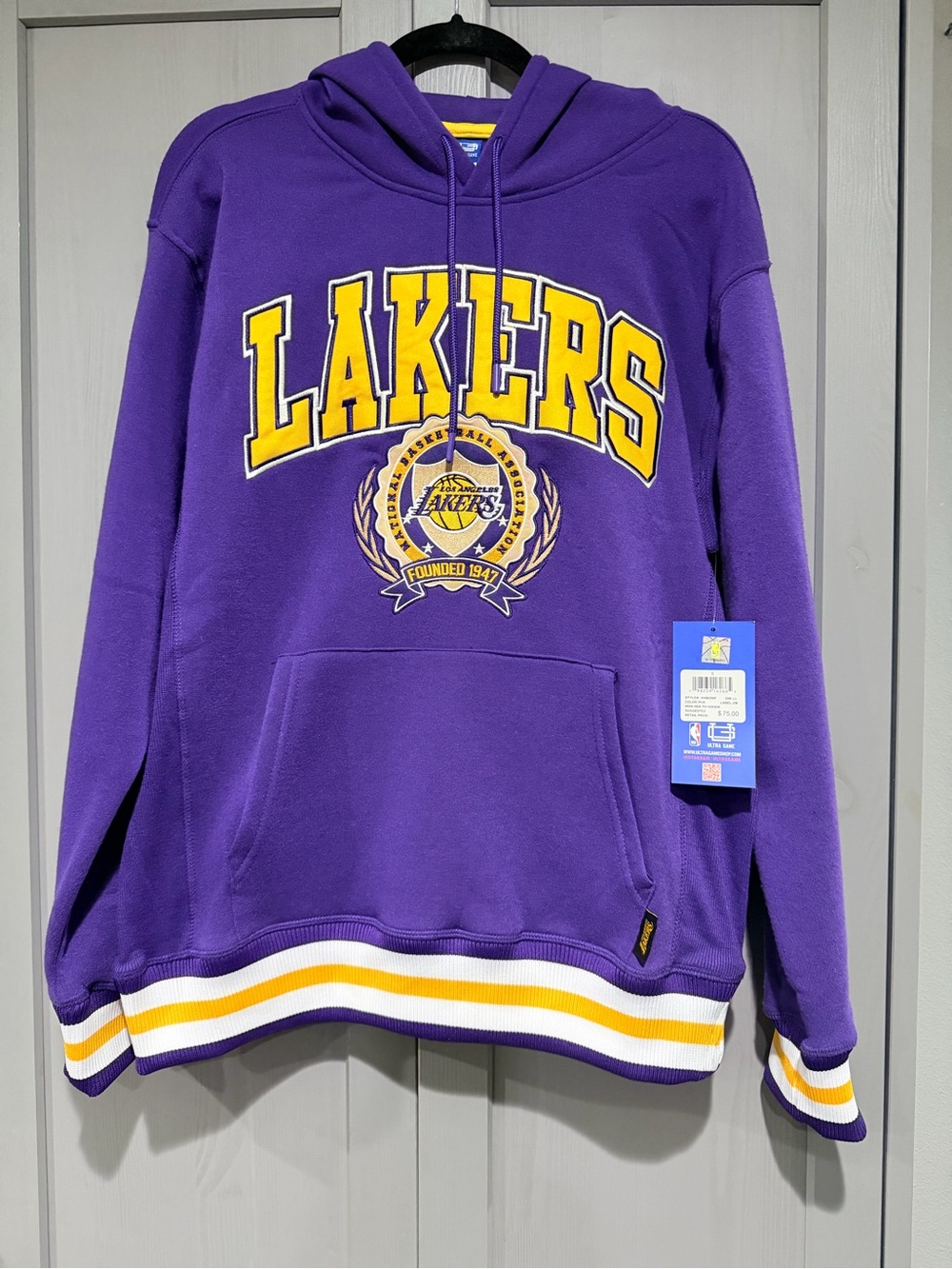 NBA Los Angeles Lakers Pullover Hoodie size S
